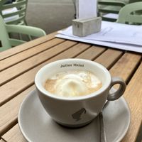 Lupine Coffee with ice  at Verde in Karlsruhe