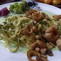 Tagiatelle frutti di mare at Verde in Karlsruhe