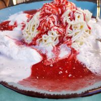 Spaghetti Eis at Verde in Karlsruhe