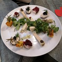 Käseplatte bei Valentinstagsmenü at Verde in Karlsruhe