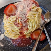 Spaghetti Eis at Verde in Karlsruhe