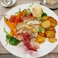 Tempeh Geschnetzeltes at Verde in Karlsruhe