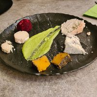 Cheese platter at Verde in Karlsruhe