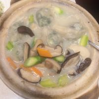 dumpling soup  at Gaia Veggie Shop - Miramar Shopping Centre in Kowloon