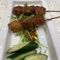 Skewers we’re good (already half eaten here)  at Gaia Veggie Shop - Miramar Shopping Centre in Kowloon