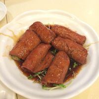 Ham rolled asparagus at Gaia Veggie Shop - Miramar Shopping Centre in Kowloon