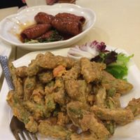 Fried green beans at Gaia Veggie Shop - Miramar Shopping Centre in Kowloon