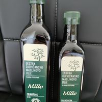 2 of the olive oils at Agro-Millo in Buje