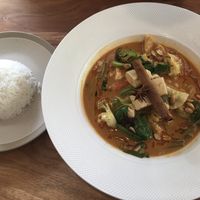 Tofu and vegetable Massaman curry at The Spa Koh Chang Resort in Koh Chang