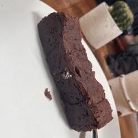 Vegan brownie YUMMMMM!  at Ours in Pecatu