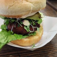 PVC TIKKI BURGER at Pure Vegan Cafe in Raleigh