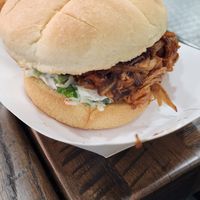 BBQ Jackfruit Sandwich at Pure Vegan Cafe in Raleigh
