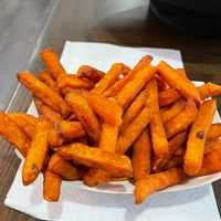 sweet potato fries at Pure Vegan Cafe in Raleigh