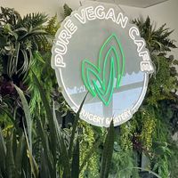 Welcoming entrance  at Pure Vegan Cafe in Raleigh