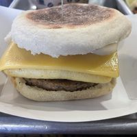 Breakfast sandwich (the honey mustard sauce was amazing)   at Pure Vegan Cafe in Raleigh