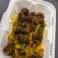 Leftovers for lunch from the amazing Biryani Box I got yesterday! at Pure Vegan Cafe in Raleigh