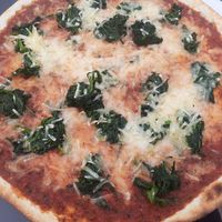 Pizza spinaci at Ristorante La Stella in Bad Bevensen