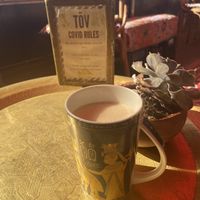 chai w oatmilk !  at Tōv in Portland