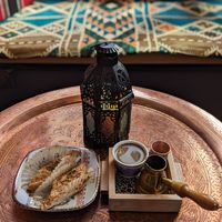 ba'alawa and Egyptian coffee at Tōv in Portland