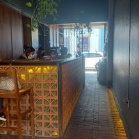 Front of café at Santa Hierba Centro in Oaxaca