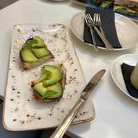 Avocado on toast   at Teapots in Madrid