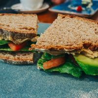 Integral bread sandwiches!   at Teapots in Madrid