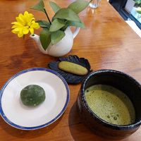Matcha tea at Teapots in Madrid