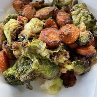 Veggies over quinoa at Food From The Heart in Lindsay