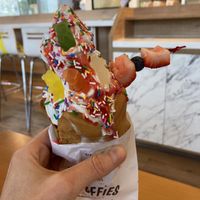 Beary Berry Stuffies Soft Serve at Stuffies Pastry Cafe in North Vancouver