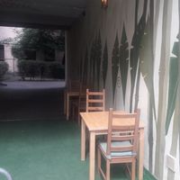 Outdoor seating at Najadacze.pl - Vege Kuchnia Swiata in Wroclaw