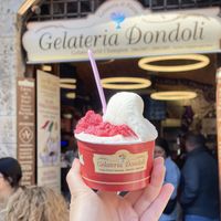   at Dondoli Gelato Class in San Gimignano