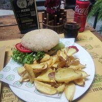 Vegan burger at Te Ke Voi? in Siena