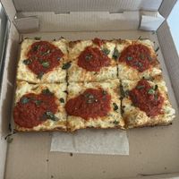 Sicilian pie   at Alfie's in Rocky Point