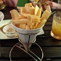 Yuca fries at Bario in Willemstad