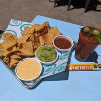 Westside Trio and Michelada (their Bloody Mary Mix is also Vegan). at Westside Cantina in Colorado Springs