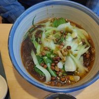 Glasnudeln mit Gemüse in würziger Brühe at Bai Lu Noodles in Cologne