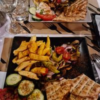 Vegan Gyros at Bara Piato in Crete