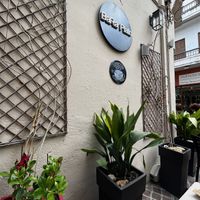 Side eating area  at Bara Piato in Crete