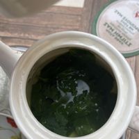 Actual mint tea with tea leaves 💚   at Bara Piato in Crete