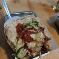 Gyros-Döner mit Salsa Topping at Der Dicke Schmidt - Neustadt in Dresden