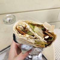 Western Langer Schmidt: lettuce, seitan, tomatoes, cucumbers, jalapeños, and more! at Der Dicke Schmidt - Neustadt in Dresden