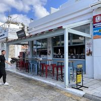 Take away part and kitchen  at Yasouvlaki in Naxos