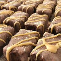 Mocha bars at 18Karrots Caffé in Safed