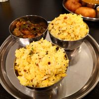 Limonenreis mit Gemüse, Cashews, Curry at Bhojans in Dusseldorf