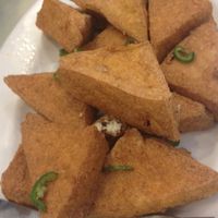 Crispy Chili & Garlic Tofu at Po Kong Vegetarian Restaurant in Vancouver