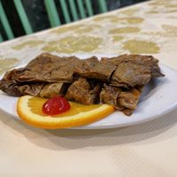 5 spice bean curd tool with mushroom  #Veganuary at Po Kong Vegetarian Restaurant in Vancouver