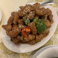 Bean Curd Skin Roll  at Po Kong Vegetarian Restaurant in Vancouver
