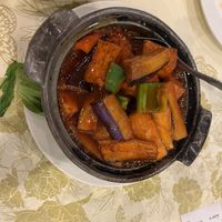 Chill Tofu Eggplantt  at Po Kong Vegetarian Restaurant in Vancouver