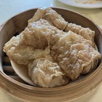 Steamed bean curd wrap  at Po Kong Vegetarian Restaurant in Vancouver