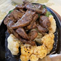 Pepper steak   at Po Kong Vegetarian Restaurant in Vancouver